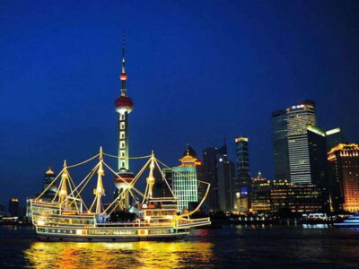 Amazing Shanghai Night Lights:River Cruise &Private Transfer - The Bund after dark: why this spot works so well by boat