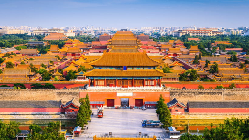 Beijing: Jingshan Park Entry Ticket- Views of Forbidden City - Walking through Jingshan Park: peony gardens, pavilions, and shaded breaks