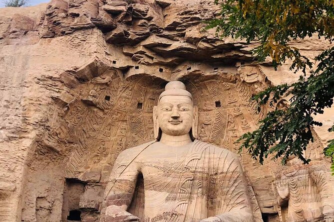 Beijing to Datong See YunGang Cave, Hanging Temple (Bullet Train) - Xuankong Si (Hanging Temple): cliffside, half-cave, half-wood