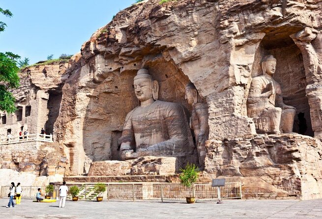 Beijing to Datong See YunGang Cave, Hanging Temple (Bullet Train) - Yungang Grottoes: Bei Wei stone Buddhas that scale the mind