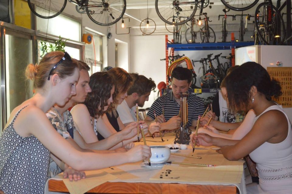 Beijing Wangfujing Calligraphy Class Nearby Forbidden City - Writing Your Own Characters and Taking Home a Souvenir