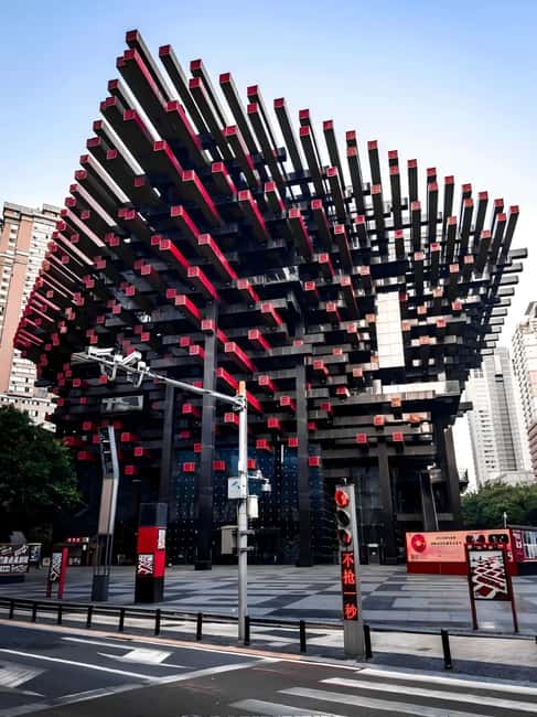 Chongqing deep explore 10 sights & typical lunch and dinner - Liziba Station and the Embassy Ruins Area: Where Chongqing Goes Viral for a Reason