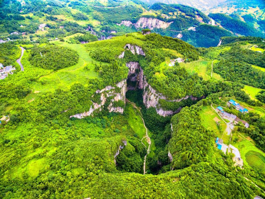 Chongqing: Private Day Tour to Wulong Karst Geological Park - Fairy Mountain National Forest Park: pastures, sheep, and the feel of “up top”