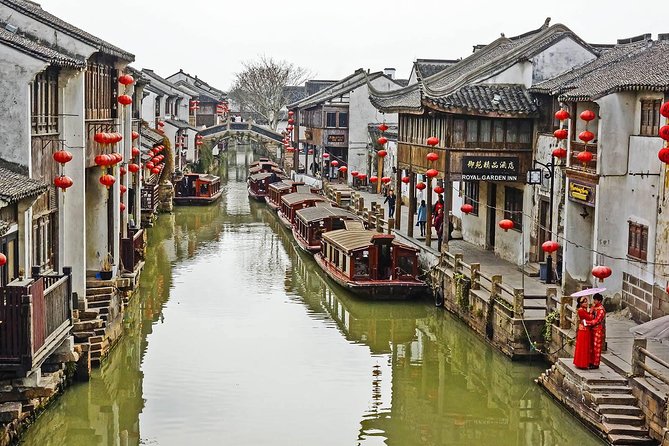 Group Day Tour in Suzhou and Zhouzhuang from Shanghai - Panmen Gate and the Ancient Grand Canal bridge views