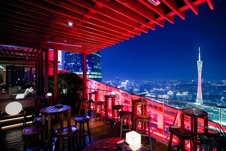 GuangZhou: 70 Floor RoofTop openair Bar, Sunset & Light Show - Price and Value: When $80 Actually Feels Like a Win