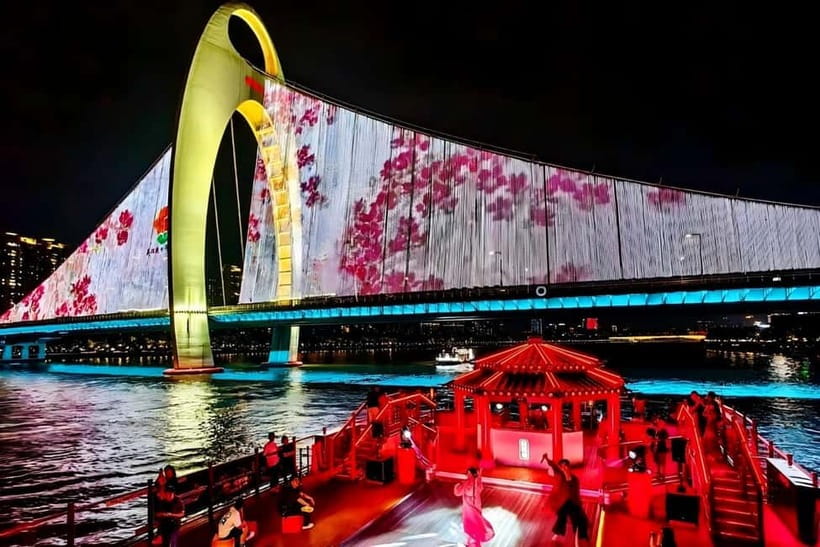 Guangzhou: Pearl River 1-hour Night Cruise (Optional Piers) - Getting there and using your ticket message without stress