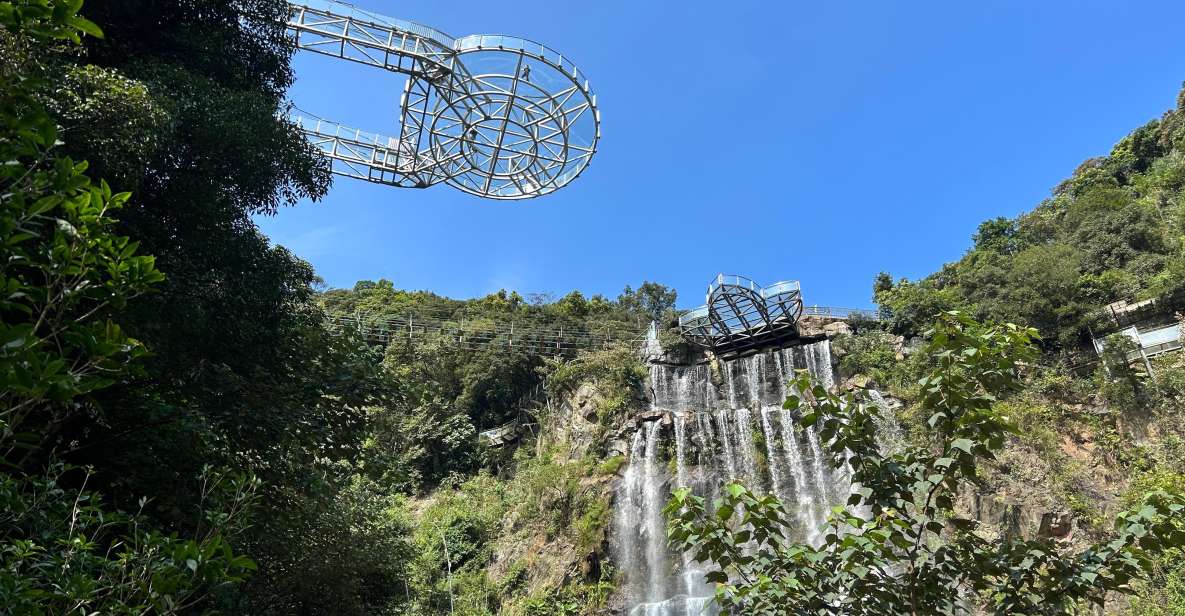 Guangzhou to Gulong Canyon and Cave Fairland PRI Day Tour - Gulong Canyon’s glass works: the views come with height