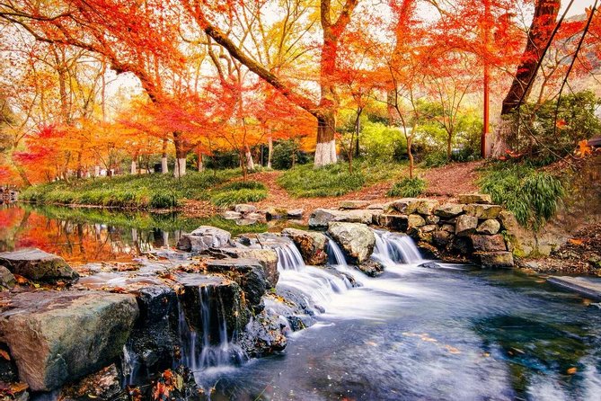 Hangzhou Jiuxi and Hupao Spring Hiking Day Trip from Shanghai by Bullet Train - Hupao Spring: A Soft Landing With Springs, Sculptures, and Temple Mood