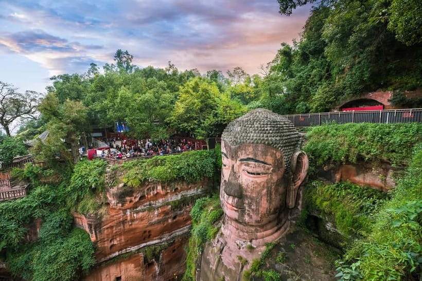Leshan Giant Buddha & Huanglongxi/Buddha Temple Day Trip - Giant Buddha Temple vs Huanglongxi Ancient Town: choose your second mood