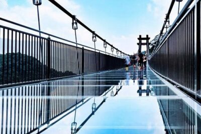 Private Tour to Gulong Canyon with Glass Bridge and Water Falls from Guangzhou - Entering Gulong Gorge: waterfalls, fresh air, and real walking