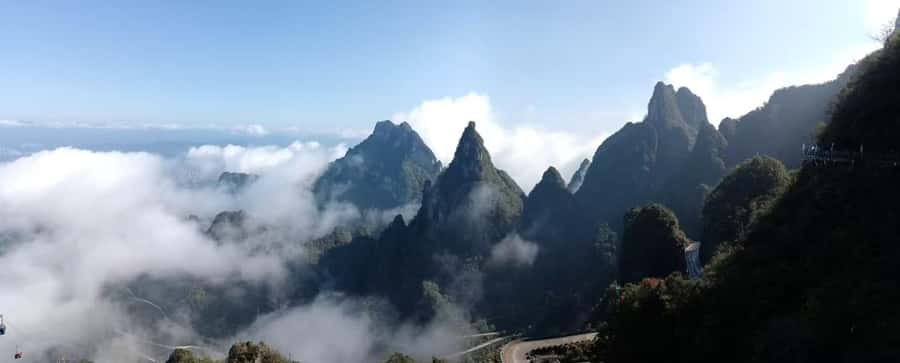 Private VIP Zhangjiajie Tianmen Mountain Day Tour - Ghost Valley Plank Road, Temple stops, and Love Between Wood and Stone