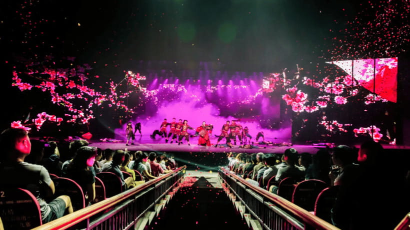 Sanya: The Legend of Romance Scenic Area Show Tickets - Your seat and the big outdoor stage in Sanya