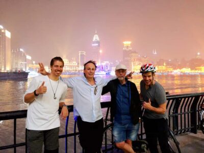 Shanghai Charming Night Small Group Bike Tour - From the French Concession to Xintiandi, Then the Bund Lights