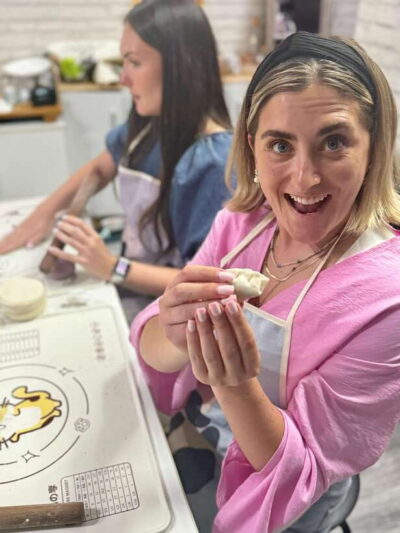 Shanghai-Cooking Dumpling&Taste Local Food-Tip Based w/Vegan - Jingan Cooking Class: Rolling Wrappers and Shaping Dumplings