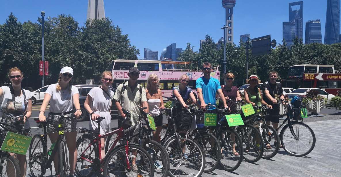 Shanghai: Full Day Classic Bike Tour With an Authentic Lunch - People’s Square, Shanghai Museum, and the Big-City Anchor Points
