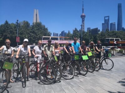 Shanghai: Full Day Classic Bike Tour With an Authentic Lunch - Getting Oriented at the Start Near Shanghai Fuxing Senior High School