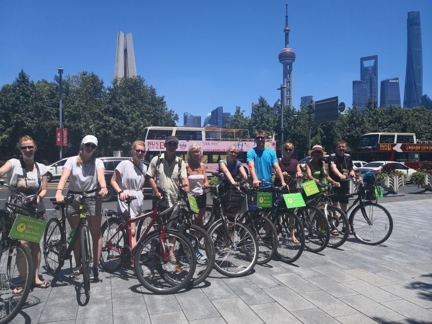 Shanghai: Full Day Classic Bike Tour With an Authentic Lunch - Getting Oriented at the Start Near Shanghai Fuxing Senior High School