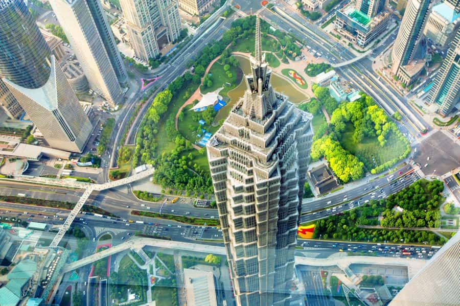 Shanghai Jinmao Tower 88th floor sightseeing hall - First Look: China’s Highest, Largest Viewing Hall at 340.1 Meters
