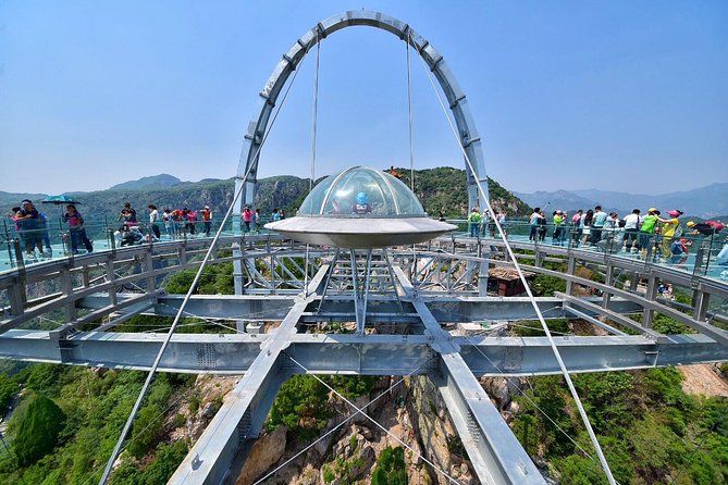 Shilinxia Glass Platform & 798 Art District/Ming City Wall Tour - Entering Shilinxia Scenic Area and getting to the gorge