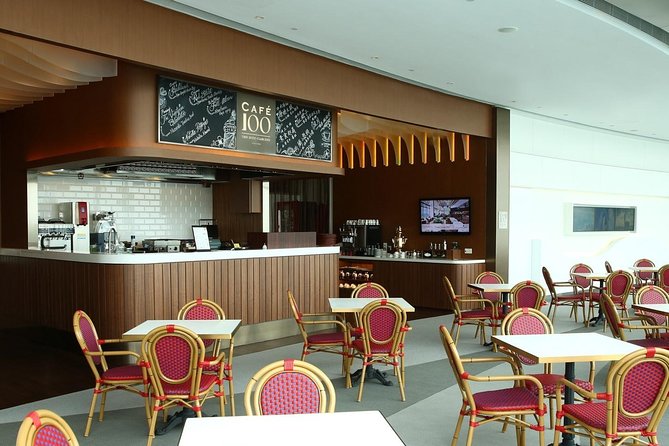 sky100 Ticket includes Cake Set at Café 100 - A 393-Metre Indoor 360° View Inside ICC