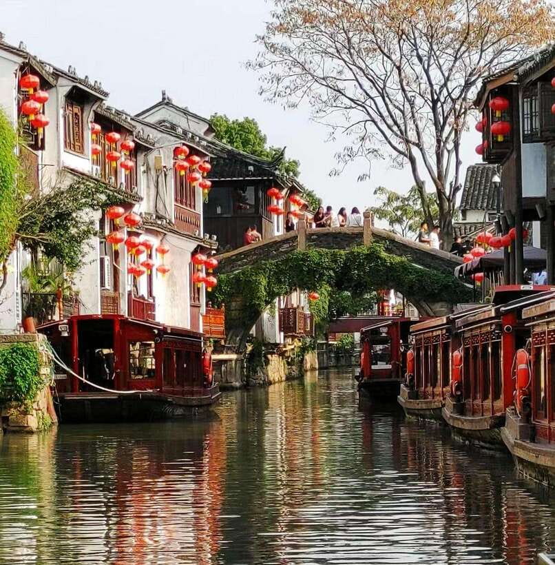 Suzhou and Tongli Water Town Private Day Trip from Shanghai - On the Water in Tongli: Private Boat Ride, Lucky Bridges, and Birds