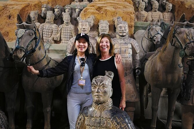 Xi'an Terracotta Army Tickets with Optional Guide/Transfer - English Guide Value: Stories, Translation, and Crowd Management (Ark, Maria, Elith, Amber)